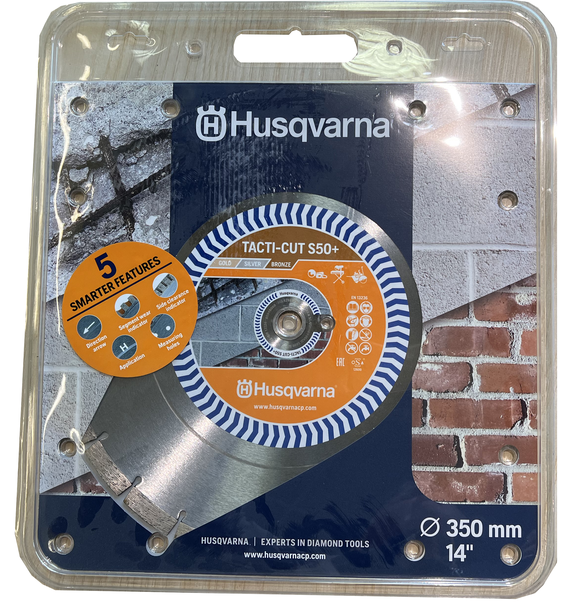 Diamond Disc 350 mm HUSQVARNA TACTI-CUT S50+