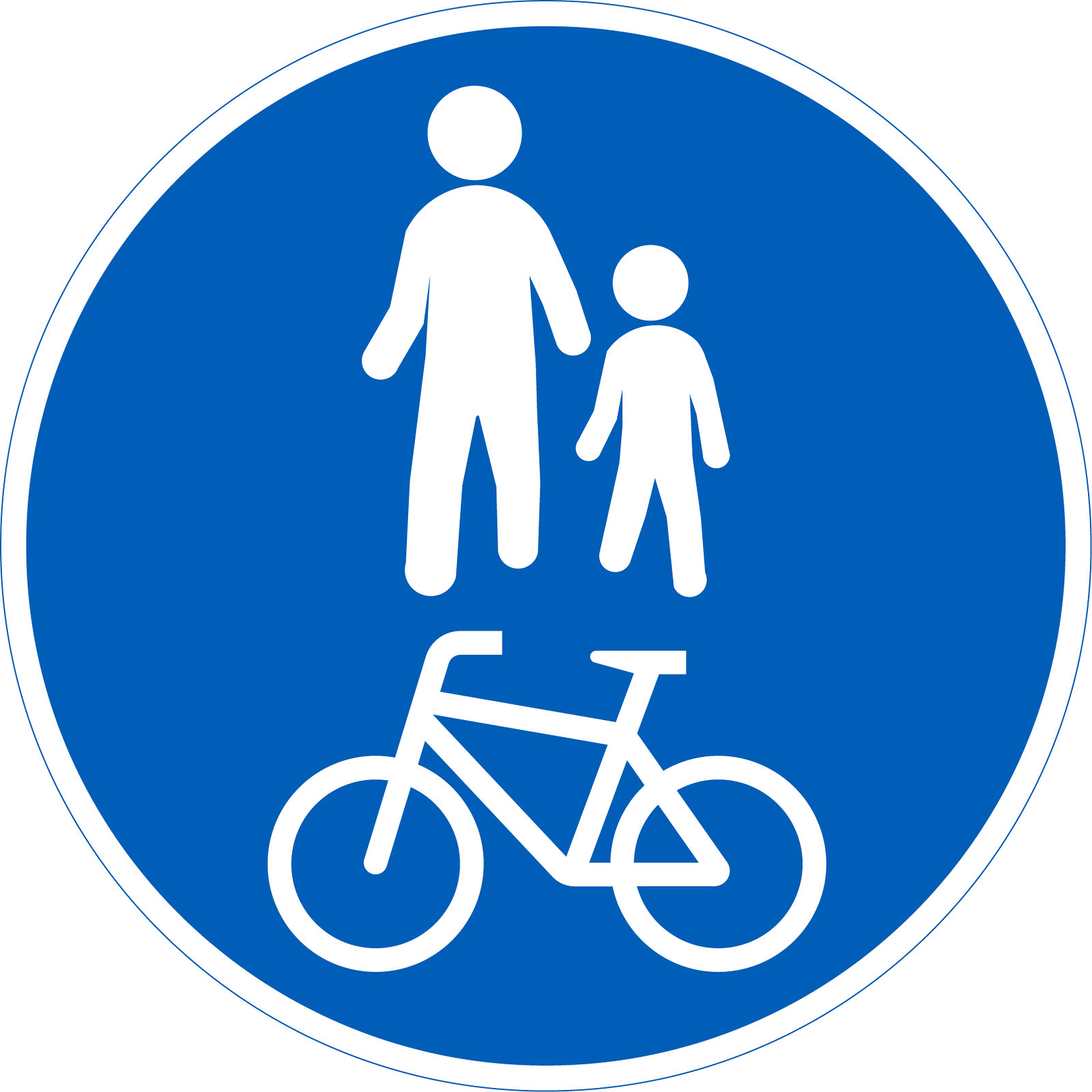 D6 Combined bike path and sidewalk