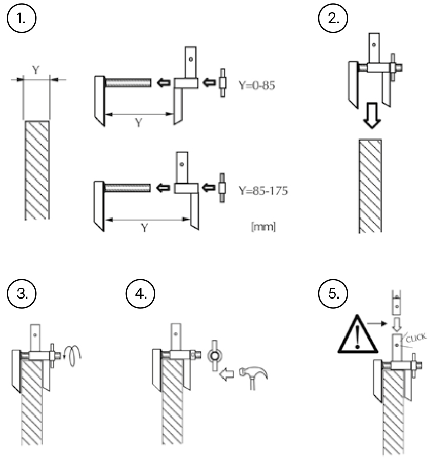 Combisafe Verti Clamp