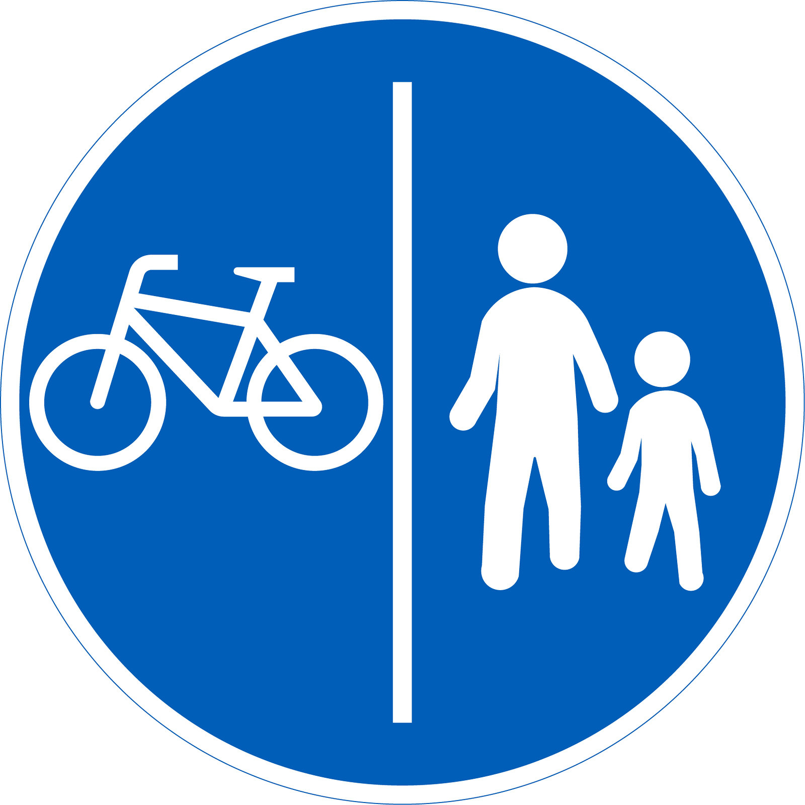 D7.1 Cycle path and sidewalk parallel
