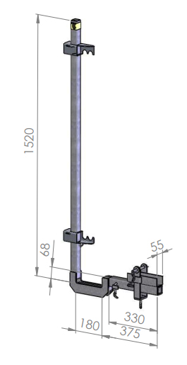 Mono Pitch Roof Post