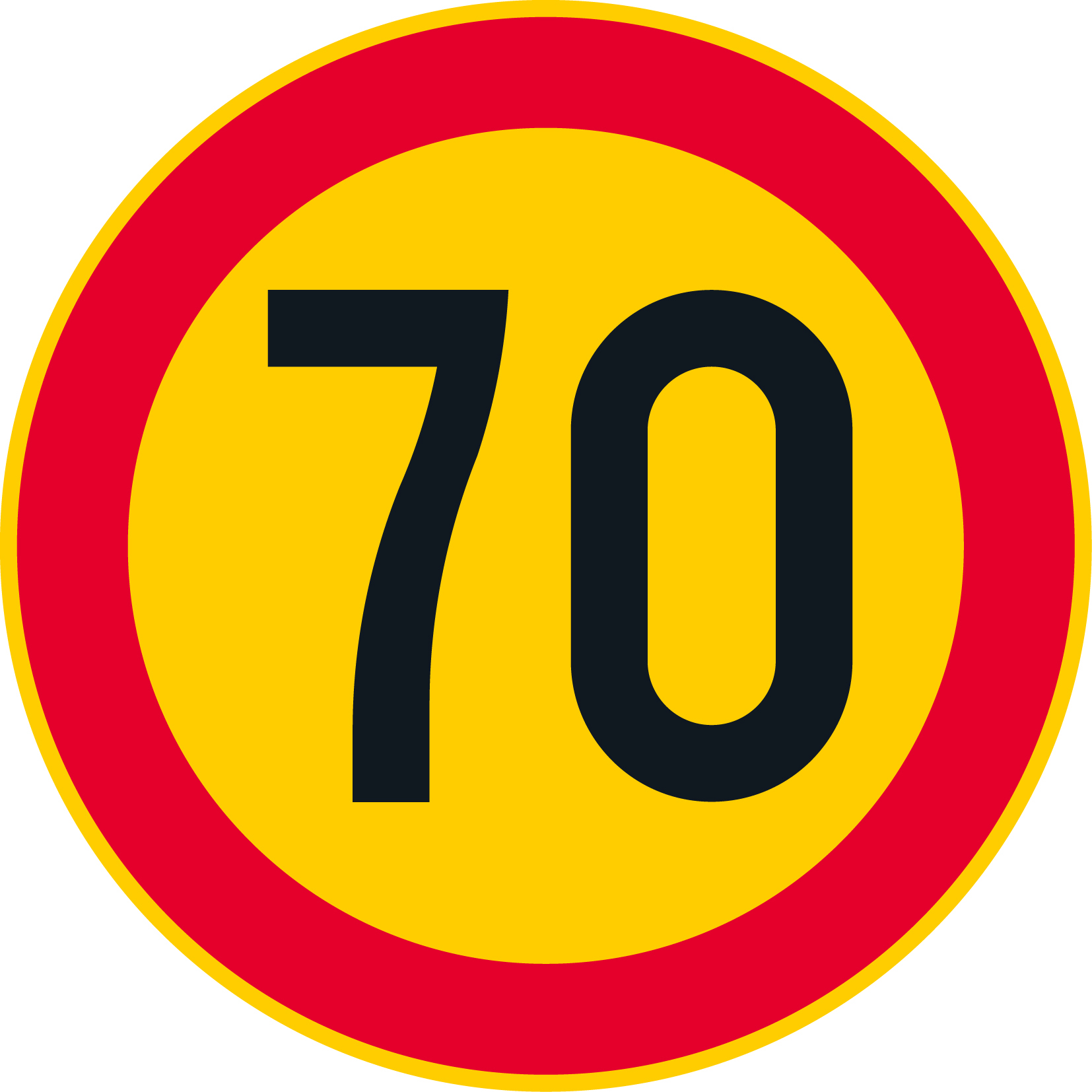 C32 Nopeusrajoitus 70 km/h