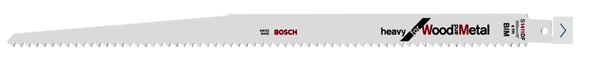 Reciprocating Saw Blade 300 mm, wood/metal Bosh S1411DF