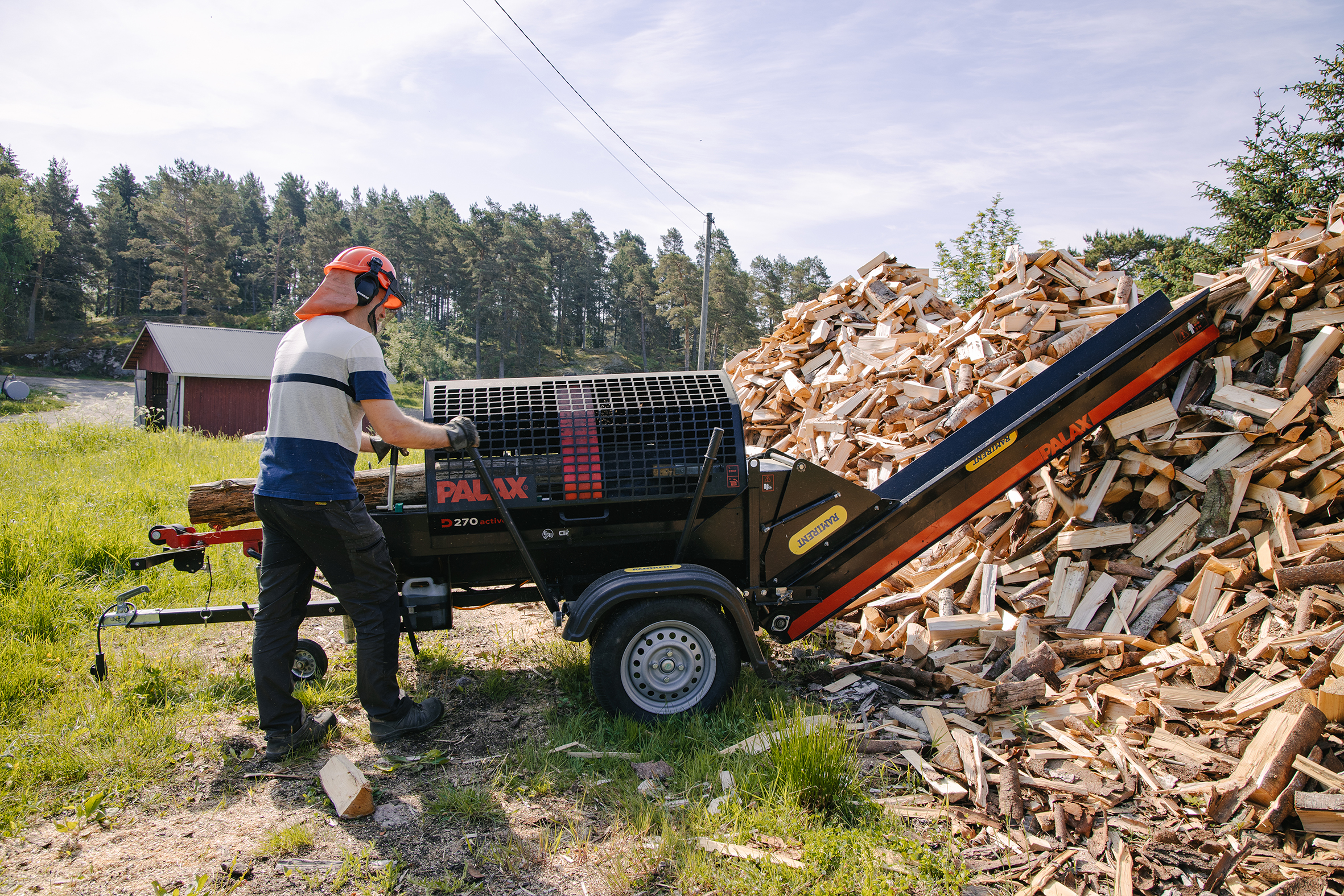 Halkomakone, bensiini PALAX D270