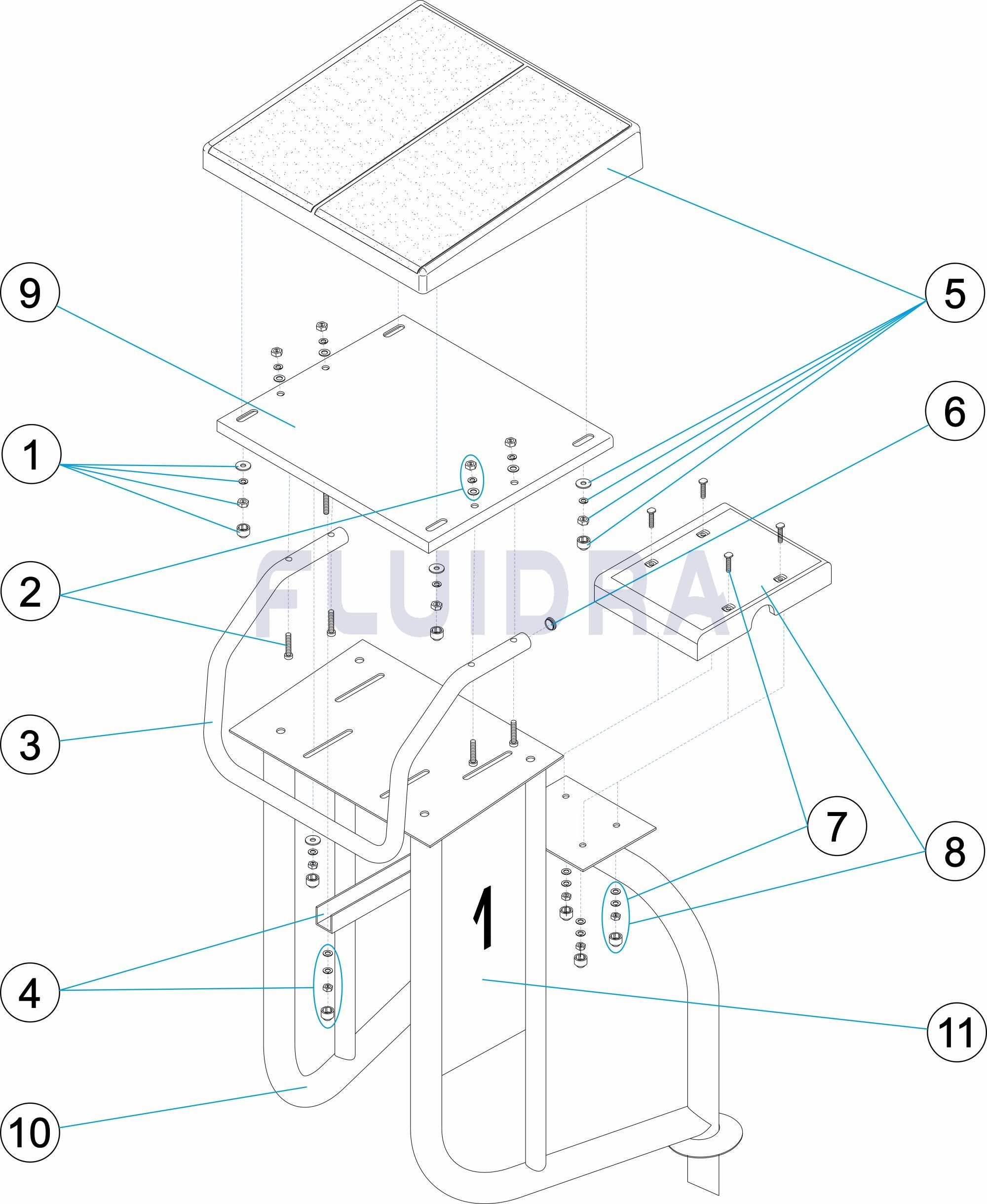 700mm AISI-304 25 Kg