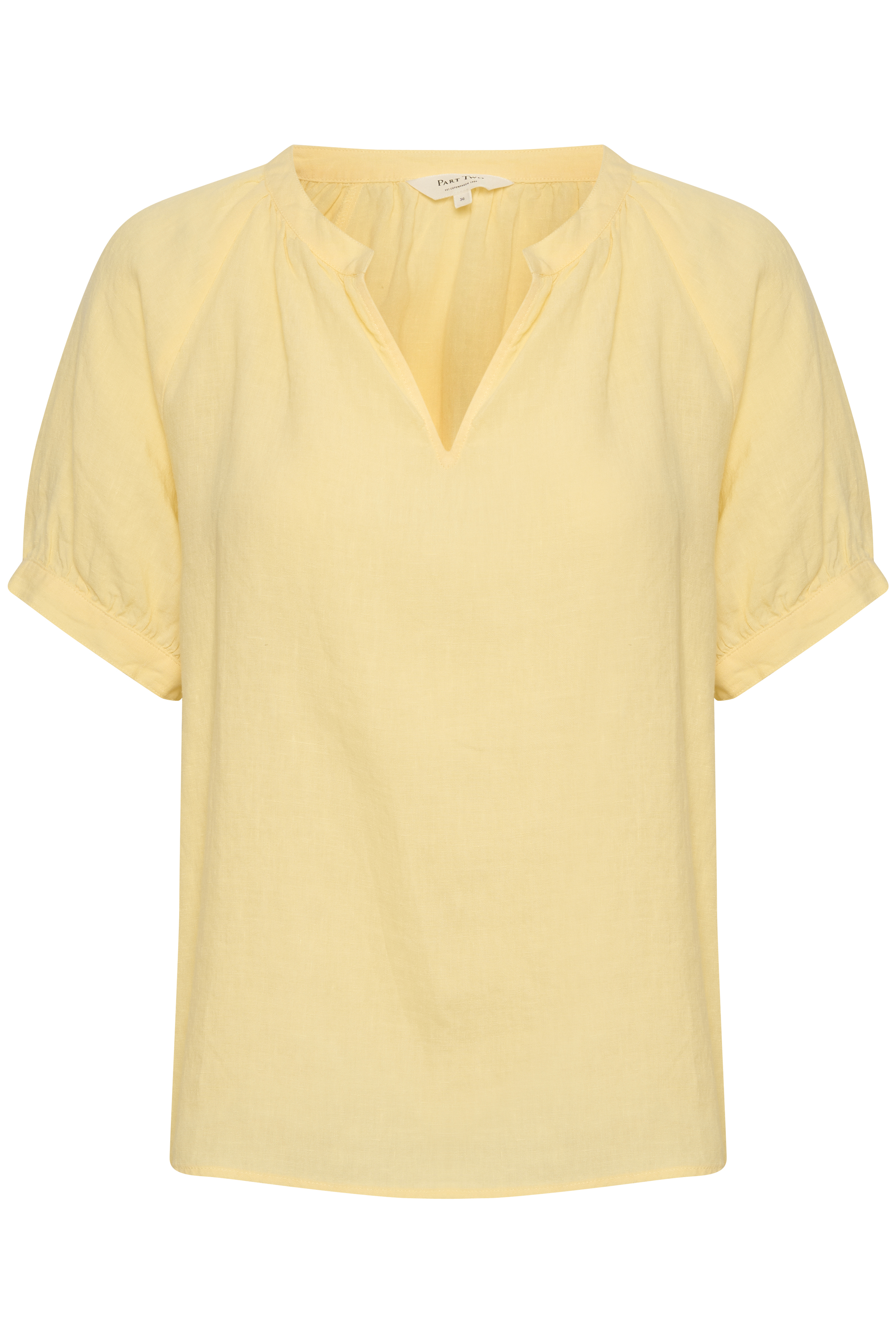 PopsyPW Short-sleeved linen blouse LOOKBOOK DETAIL 30306825-120720