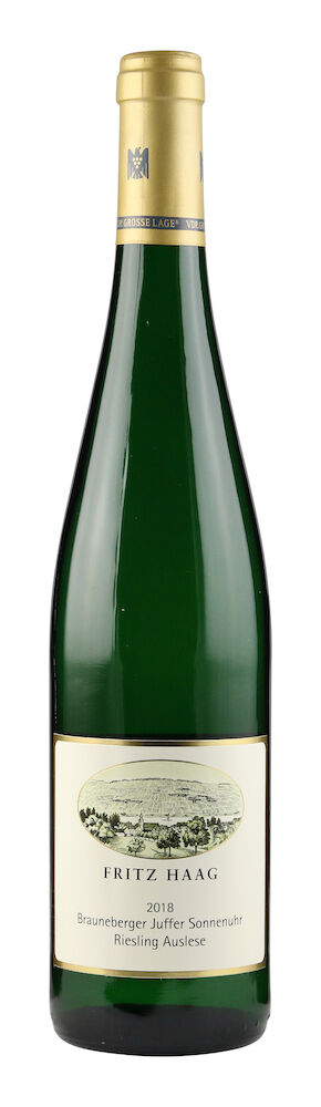 Fritz Haag Brauneberger Juffer Sonnenuhr Riesling Auslese Goldkapsel 2018