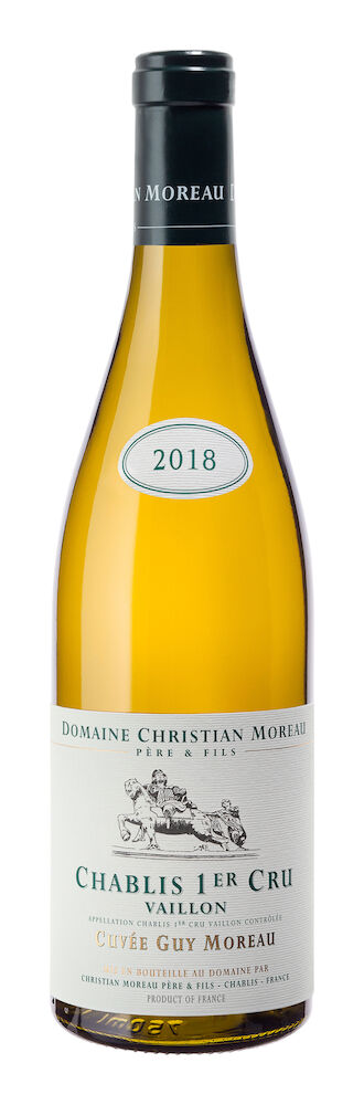 Christian Moreau Chablis 1er Cru Vaillon Cuvée Guy Moreau 2020