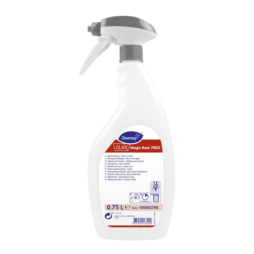 Clax Magic Rust 70D2 6x0.75L - Αφαιρετικό λεκέδων - από σίδηρο και σκουριά