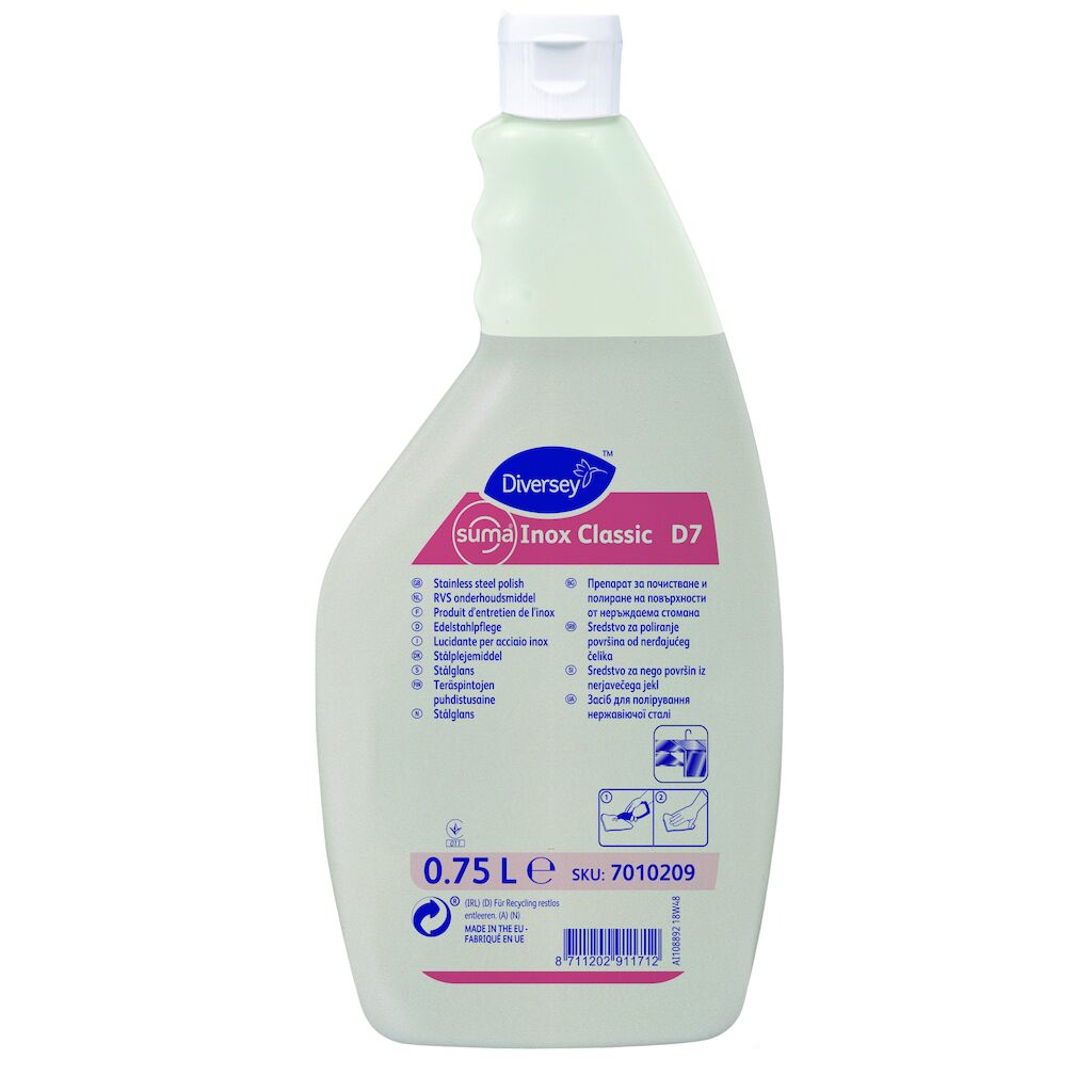 Suma Inox Classic D7 6x0.75L - Lucidante per acciaio inox