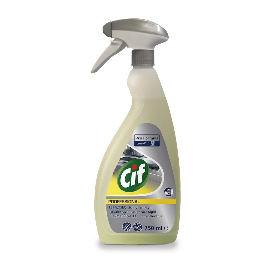 Cif Professional Fettlöser 6x0.75L - Kombinierter Reiniger und Fettlöser