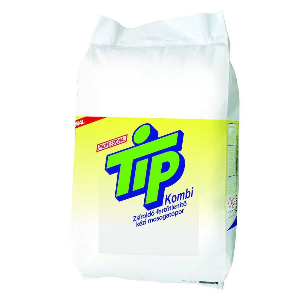 Tip Kombi Professional 10kg - Fertőtlenítő kézi mosogatópor, kiváló zsíroldó hatással