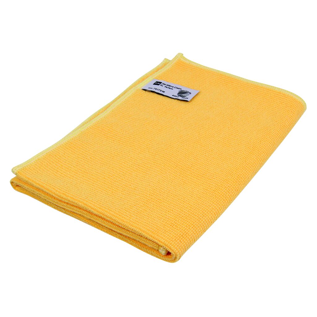 TASKI Jonmaster Ultra chiffon / XL 20x20pc - 32 x 32 cm - Jaune - Chiffon microfibre tissé