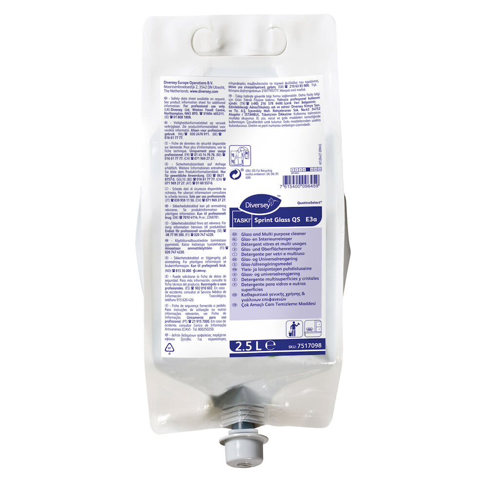 TASKI Sprint Glass QS E3a 2x2.5L - Detergente limpiacristales
