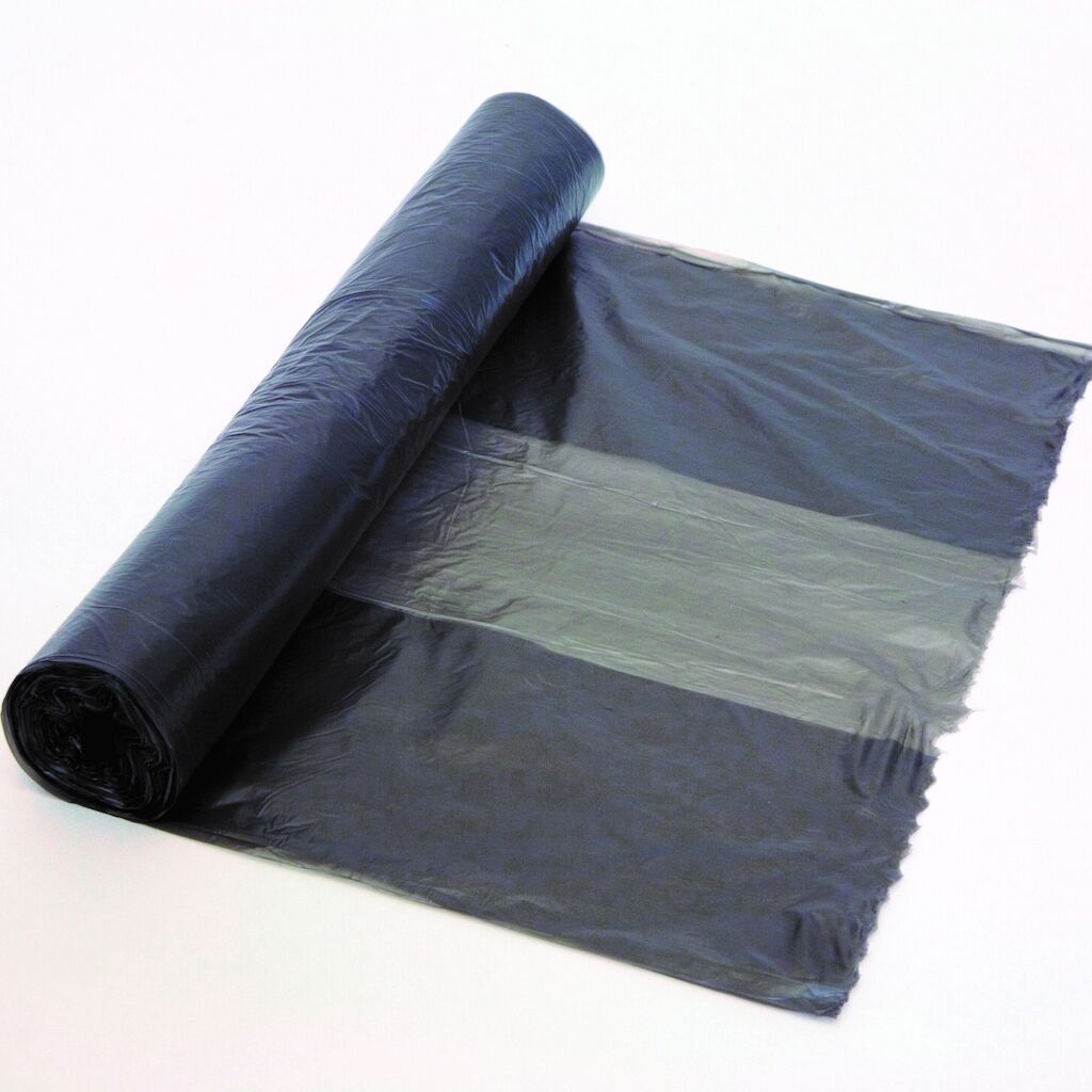 Sacco per rifiuti - HDPE 20x20pz - 60 x 80 cm / 15 my - Nero