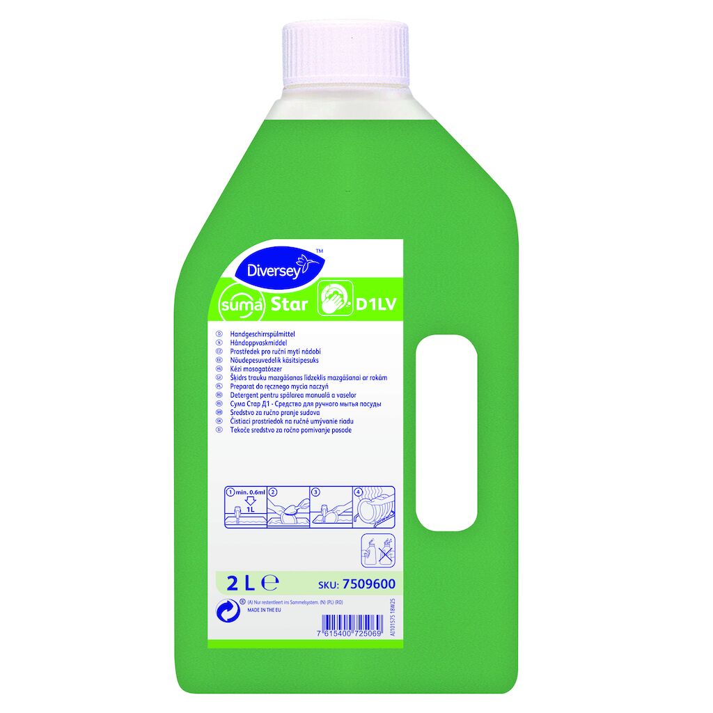 Suma Star D1 6x2L - Detergent pentru spălarea manuală a vaselor