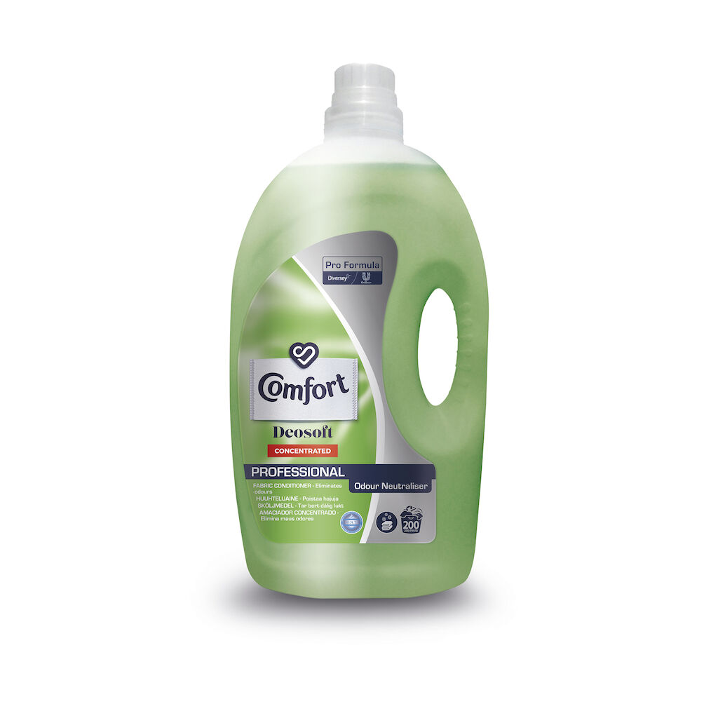Comfort Pro Formula Deosoft Concentrated 2x5L - Koncentrerat, luktneutraliserande, flytande antistat- och mjukgörande medel som tar bort och oskadliggör dålig lukt
