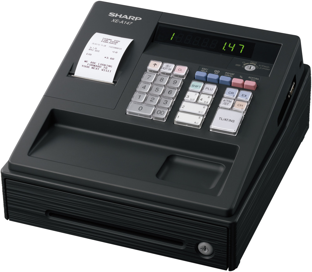 SHARP XE-A147 レジスター　黒 Sharp XE-A147-BK | Sharp